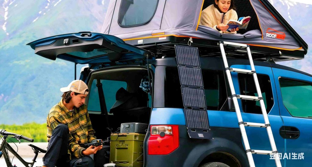 EcoFlow 45W portable solar panel foldable design for outdoor charging