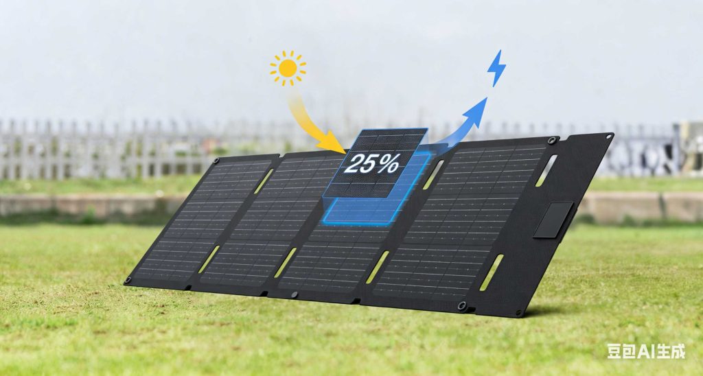 EcoFlow 45W portable solar panel foldable design for outdoor charging