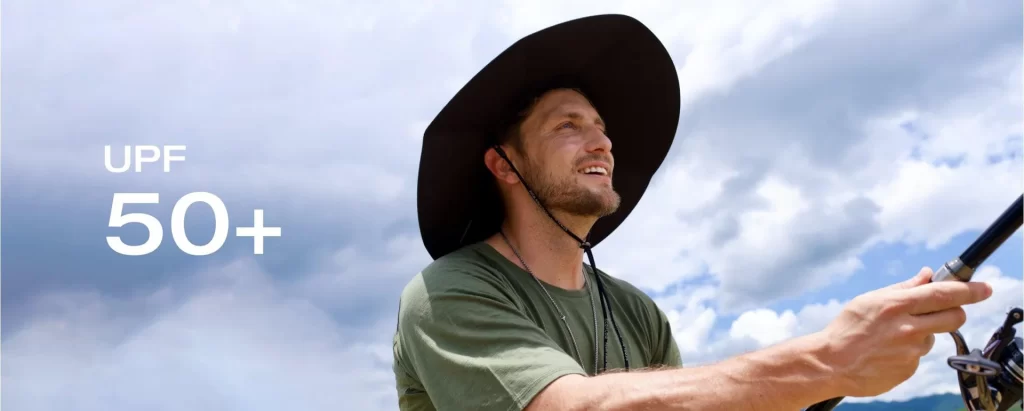 EcoFlow solar power hat with USB charging for outdoor use