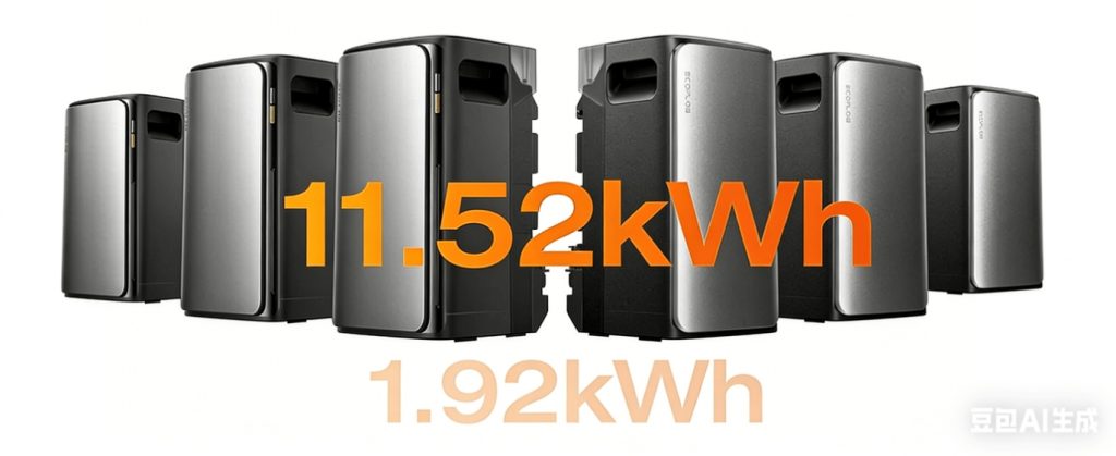 EcoFlow STREAM Ultra solar battery system with microinverter for home energy storage