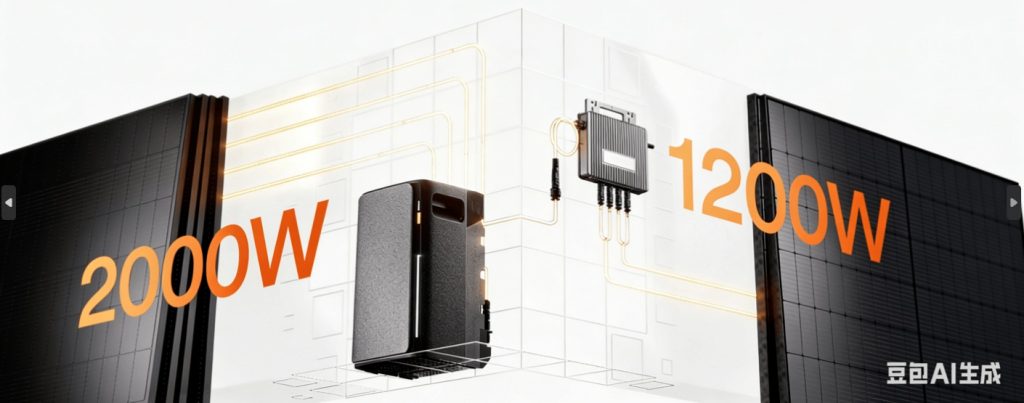 EcoFlow STREAM Ultra solar battery system with microinverter for home energy storage