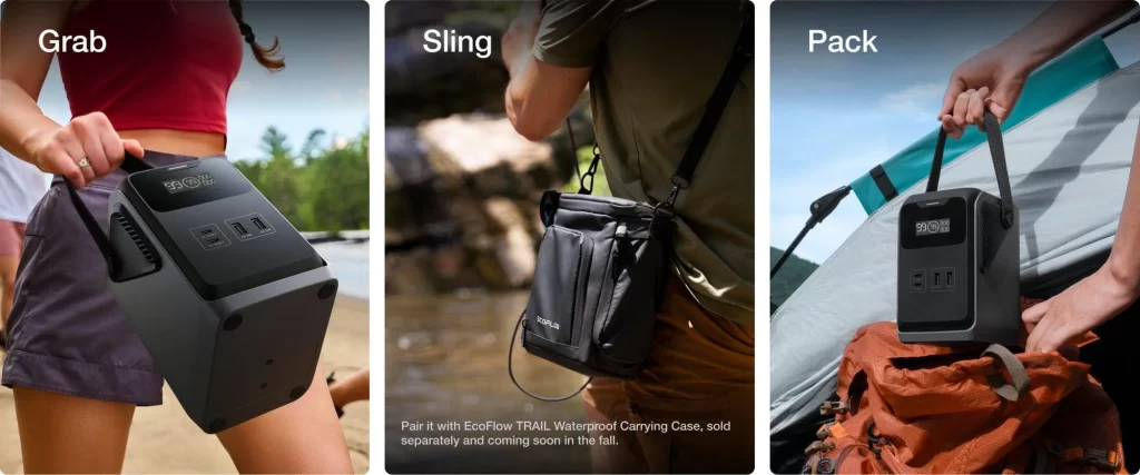 EcoFlow TRAIL 200 DC portable power station 288Wh outdoor battery