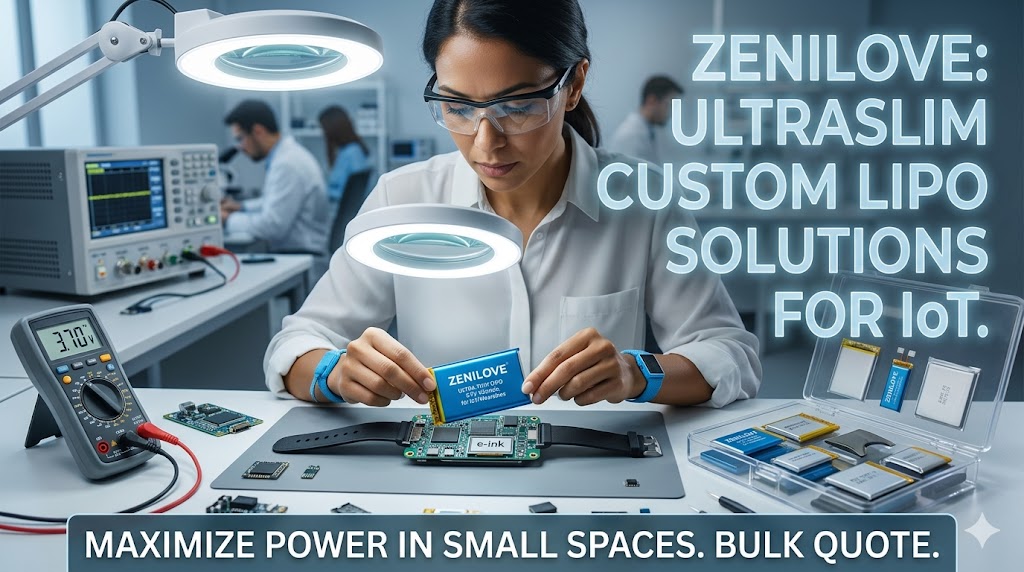 Thin LiPo Battery for IoT: Custom Energy Solutions for Designers